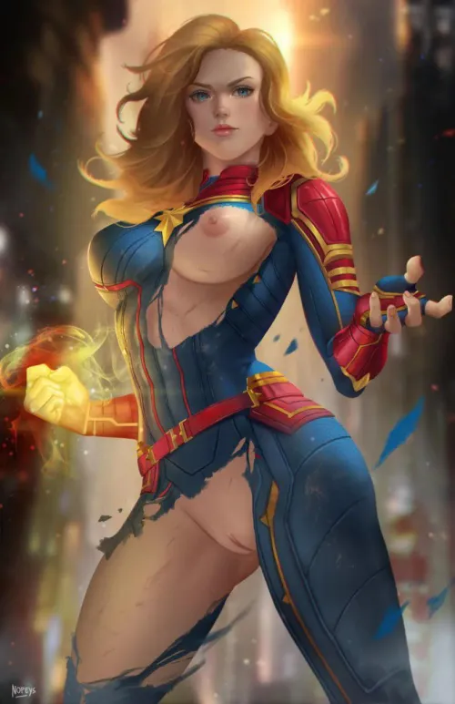 Captain Marvel never stops