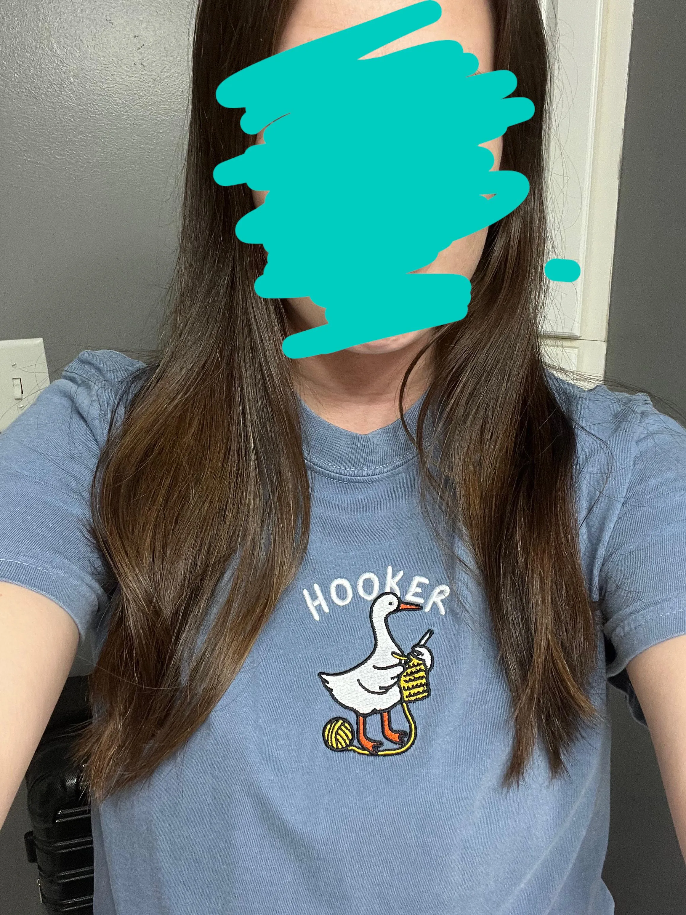 Hubby got me this beautifully embroidered shirt for Xmas 🤭