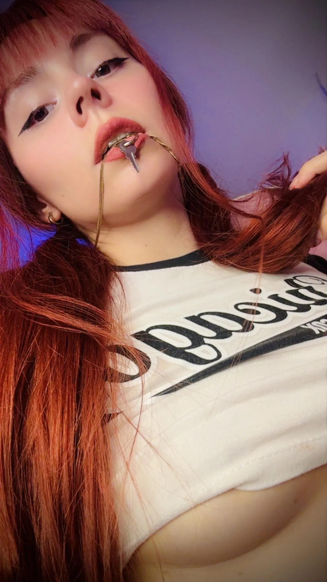 I hold the key and you beg to be sat on