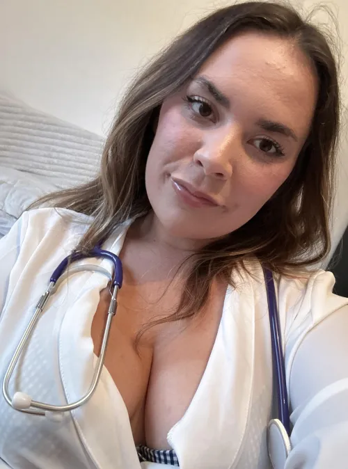 I pull my blouse open… and I can already see your head spin