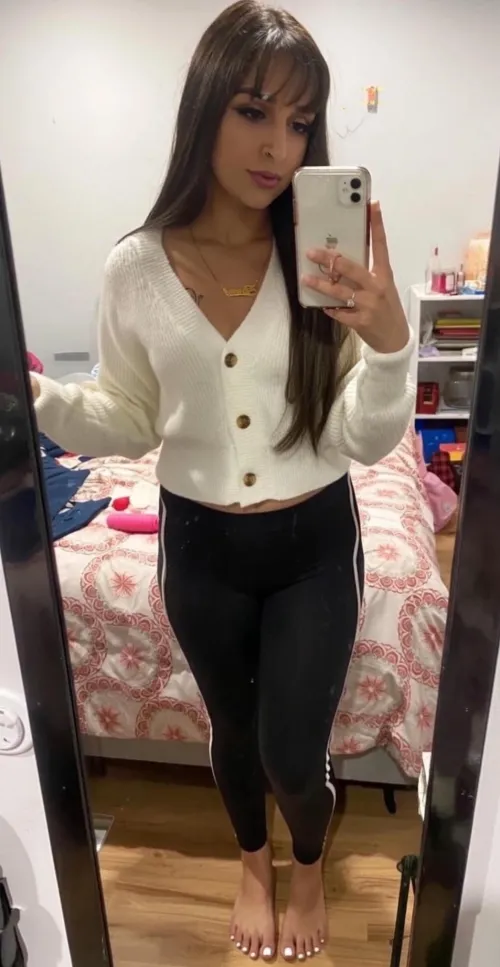 If my gf invited you over what will I hear through her bedroom door if I listened closely ?