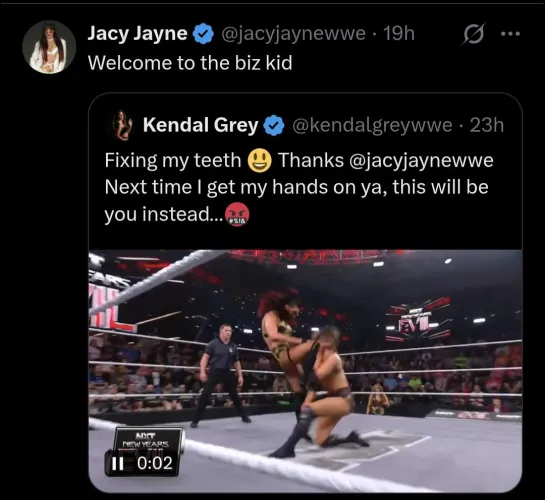 Jacy showing Kendal tough love after injuring her
