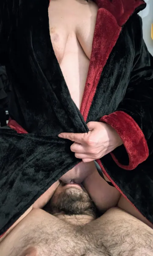 My queen on her throne