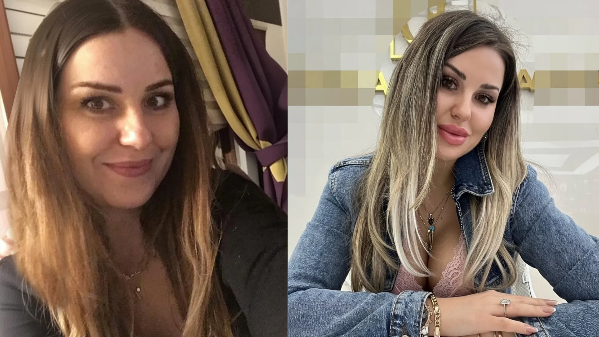 My sister's transformation over the past 10 years