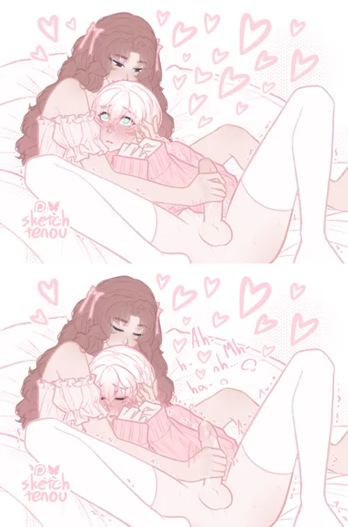 [OC] Holding him close and whispering to him what a good boy he is while he melts 💕