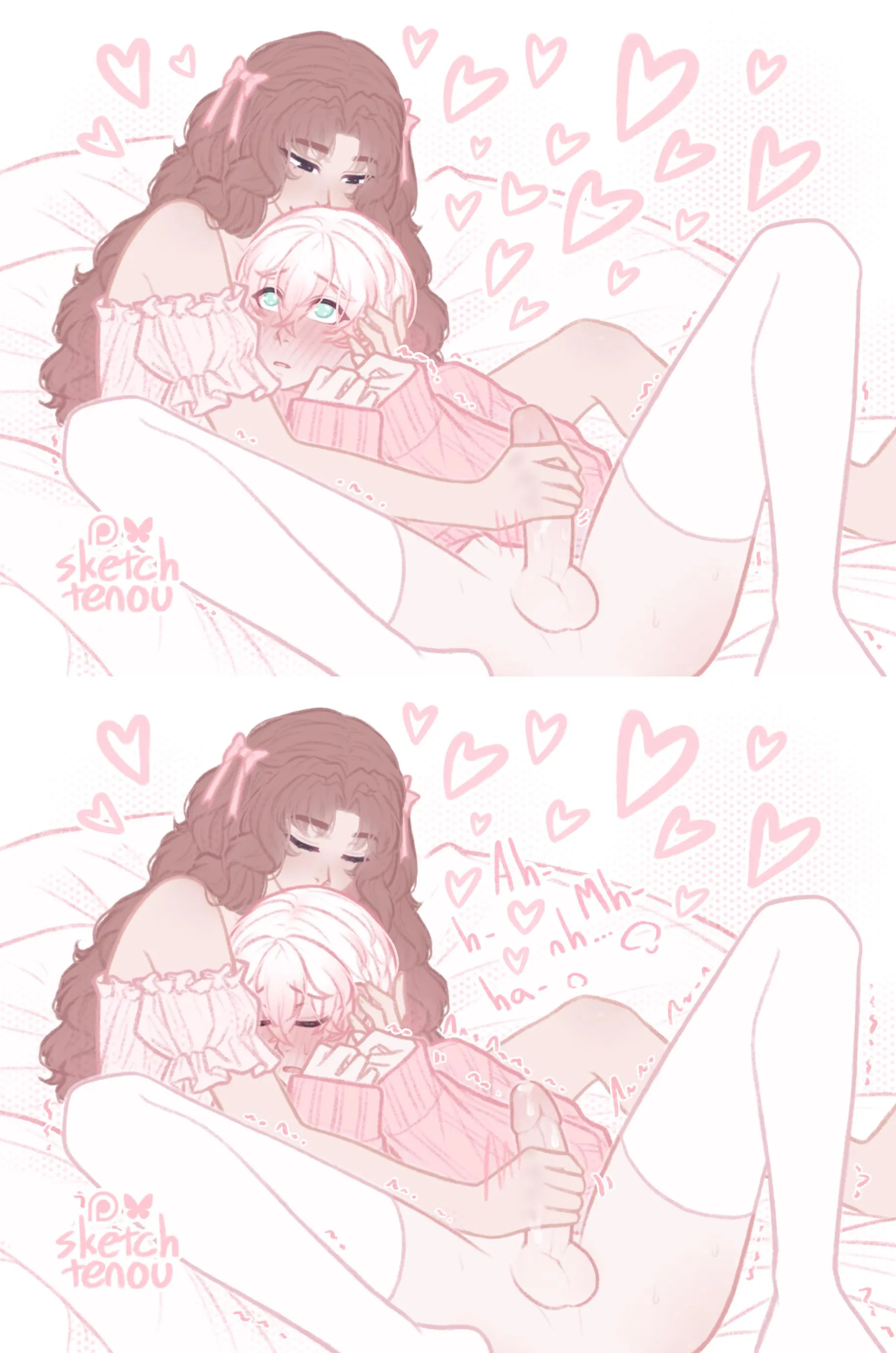 [OC] Holding him close and whispering to him what a good boy he is while he melts 💕