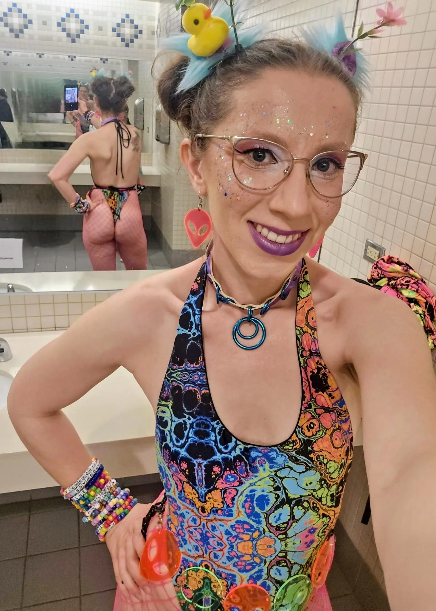 Representing the vegans at the Rave