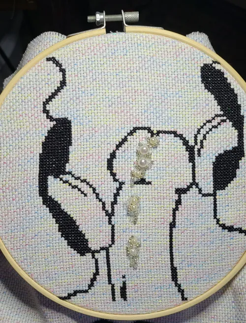 So I cross-stitched a dick this week...