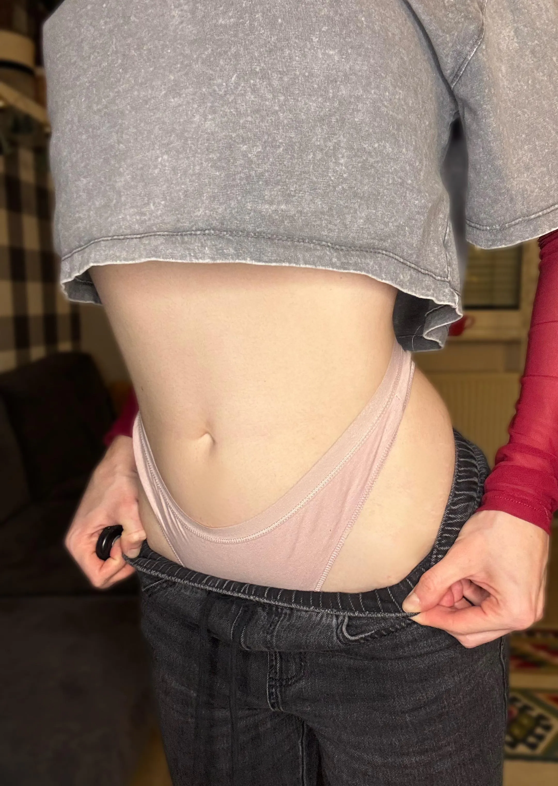 The panties almost merged