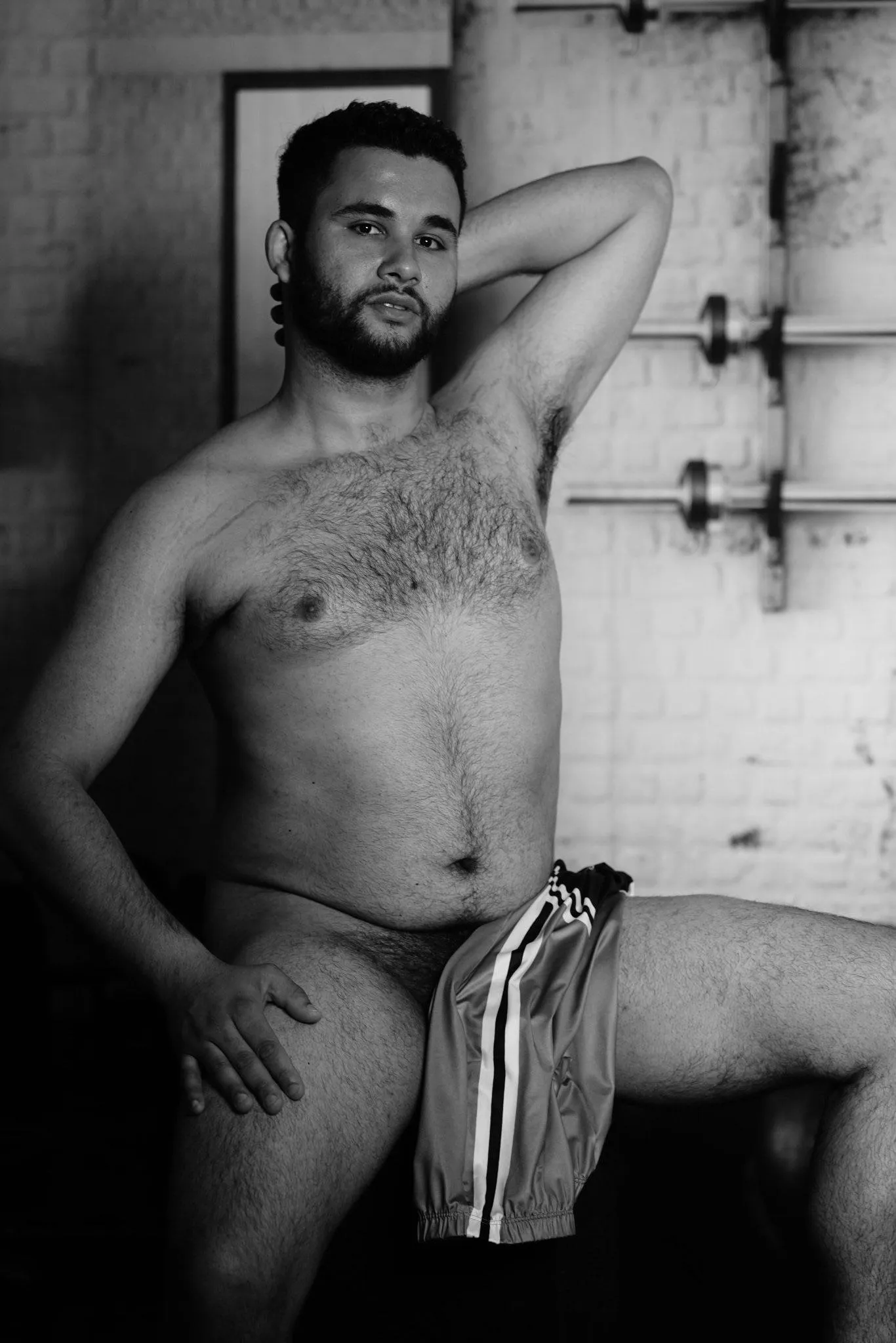 Waiting for you in the locker room like this. What would you do?