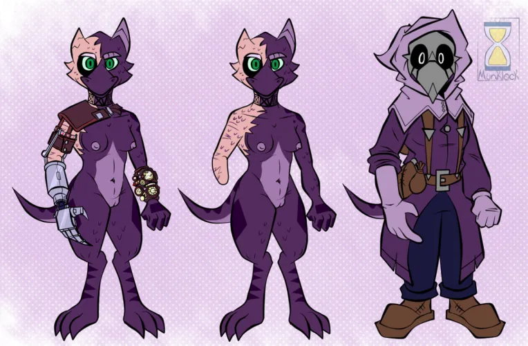 Concept design of Nips Woods (OC and character created by me)