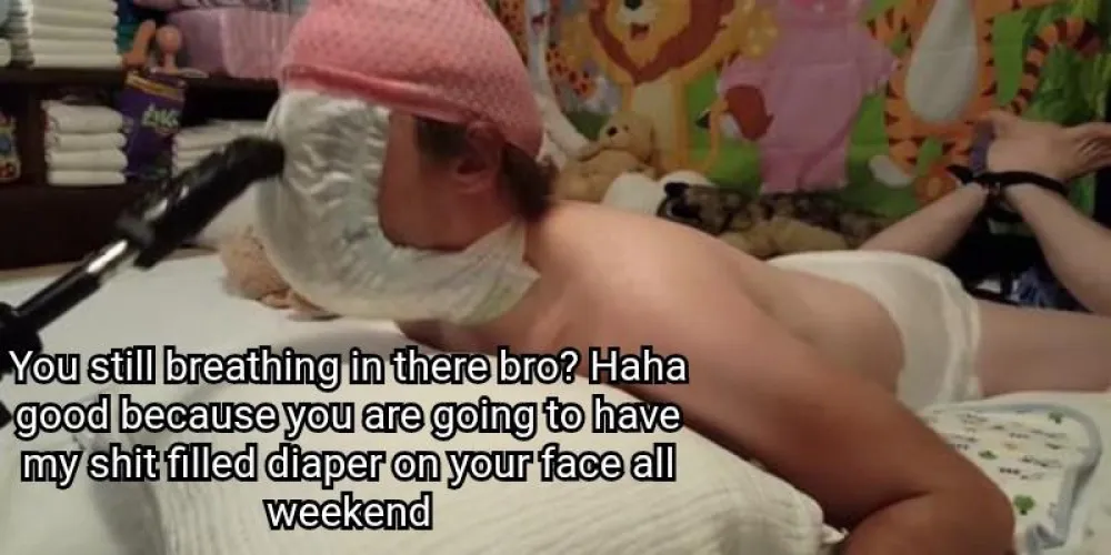 Dirty diaper smother femdom caption [scat] [femdom]