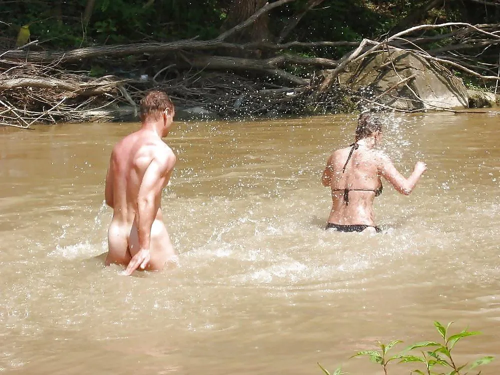 Enjoying nudity with hot girl