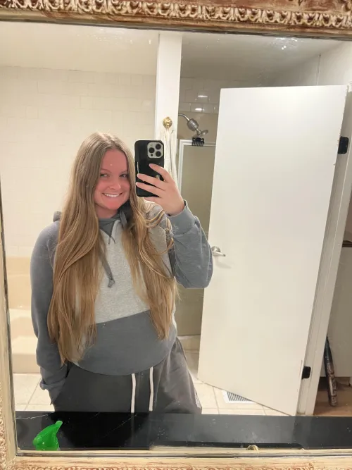 Freshly washed hair is my fav accessory