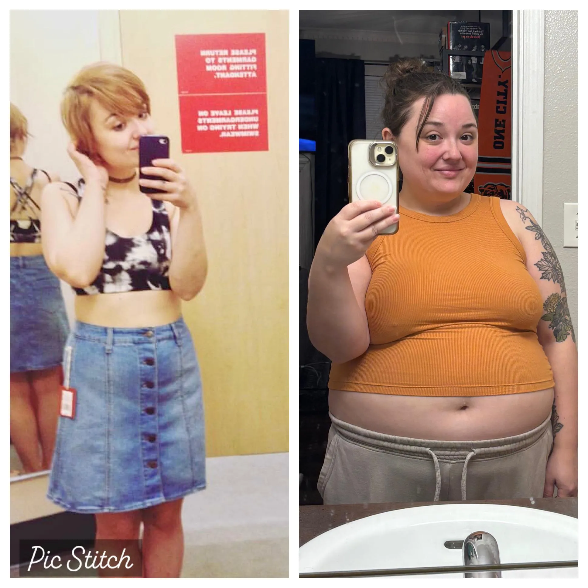 36f I put on 100lbs 😇