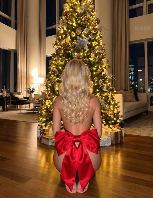 Underneath the Christmas treet