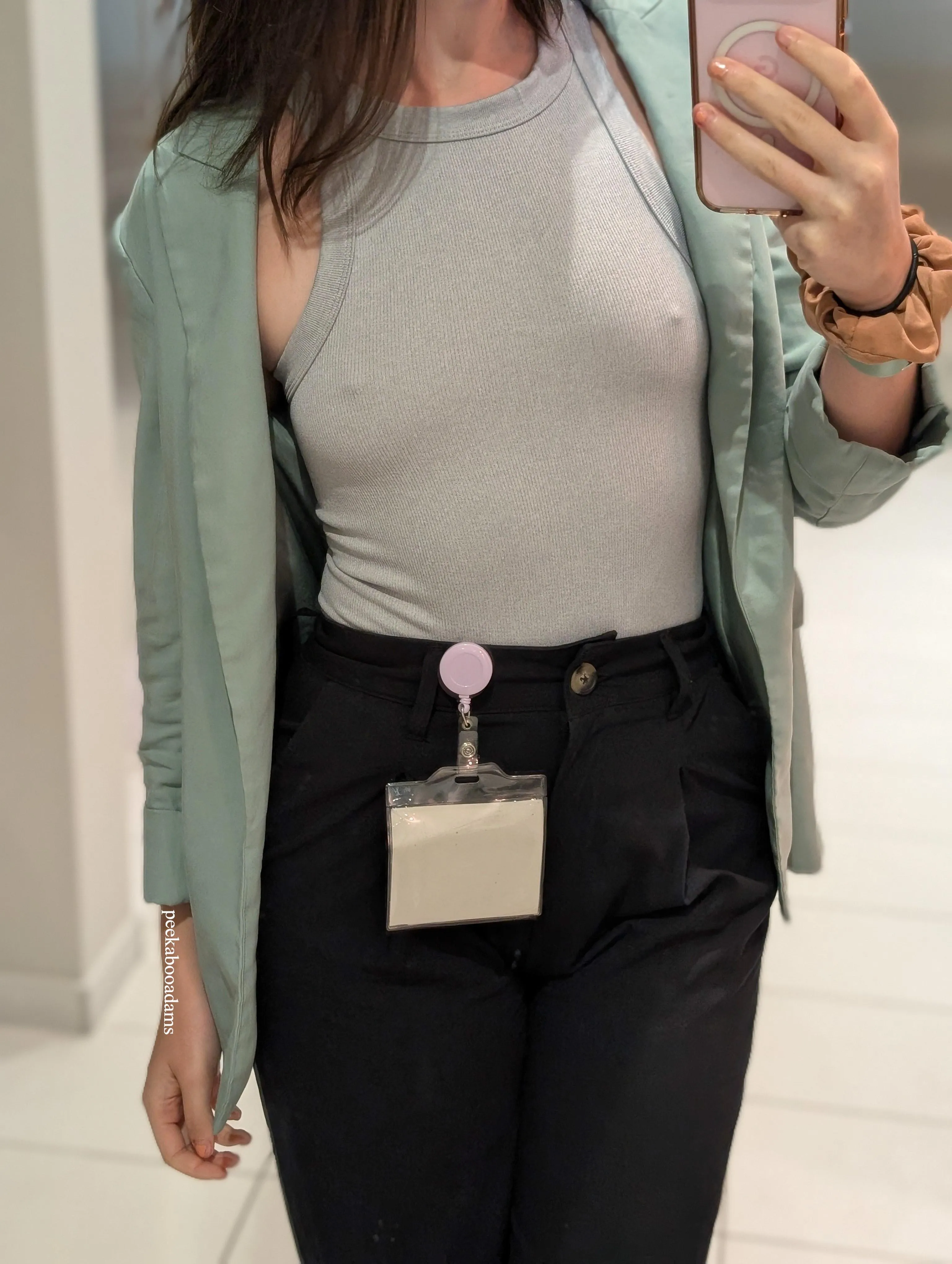 Can't hide my pokies even with my jacket