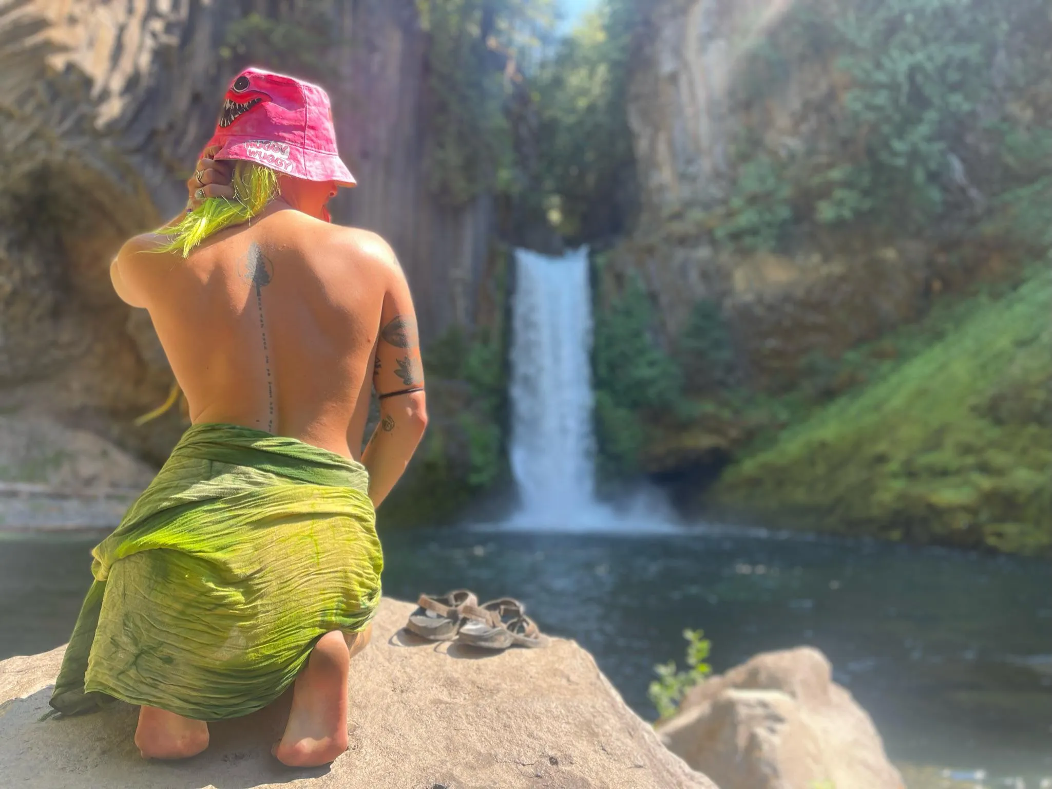 From one waterfall to the next. Who’s in?
