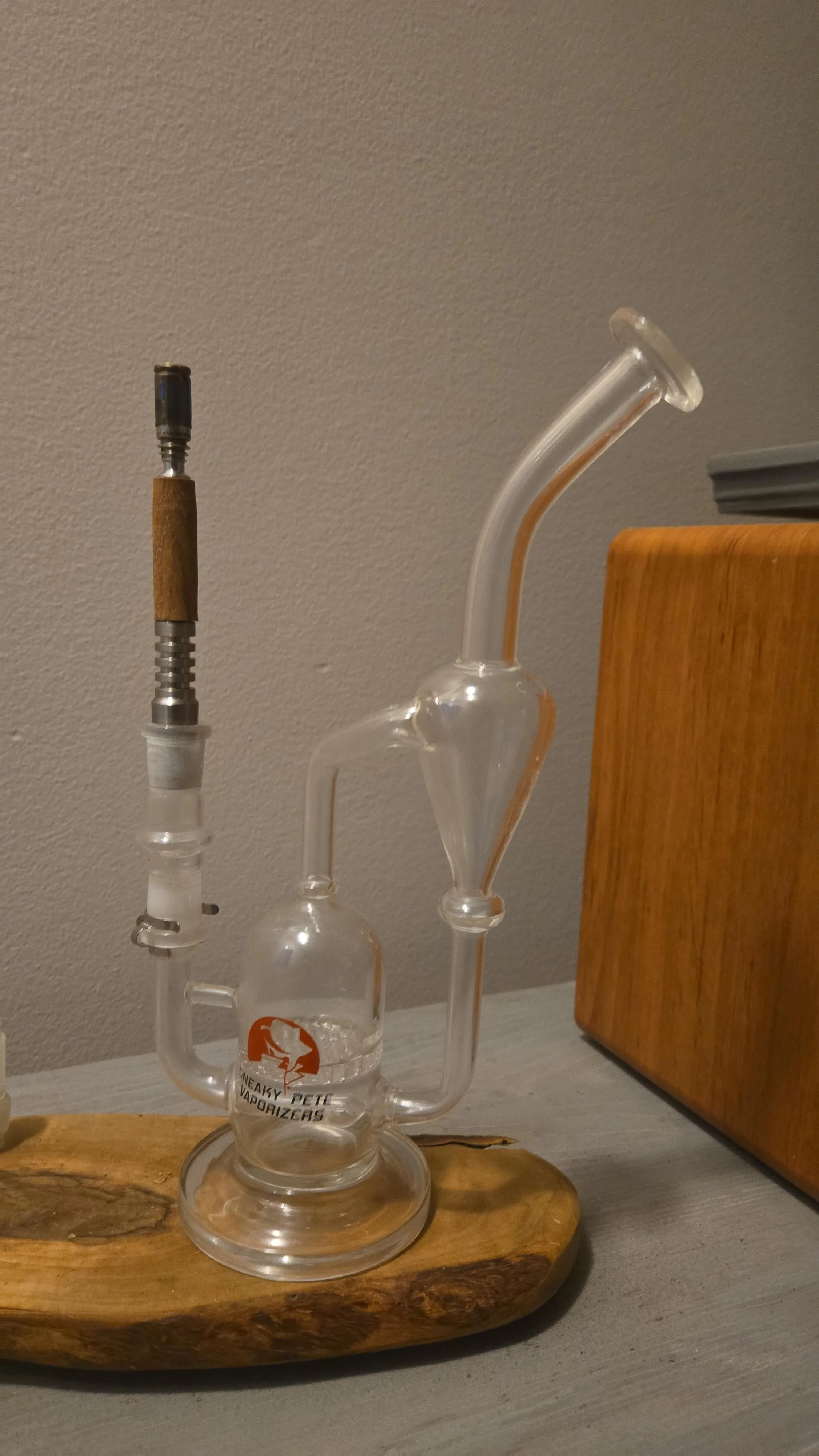 Just discovered using my glass dry