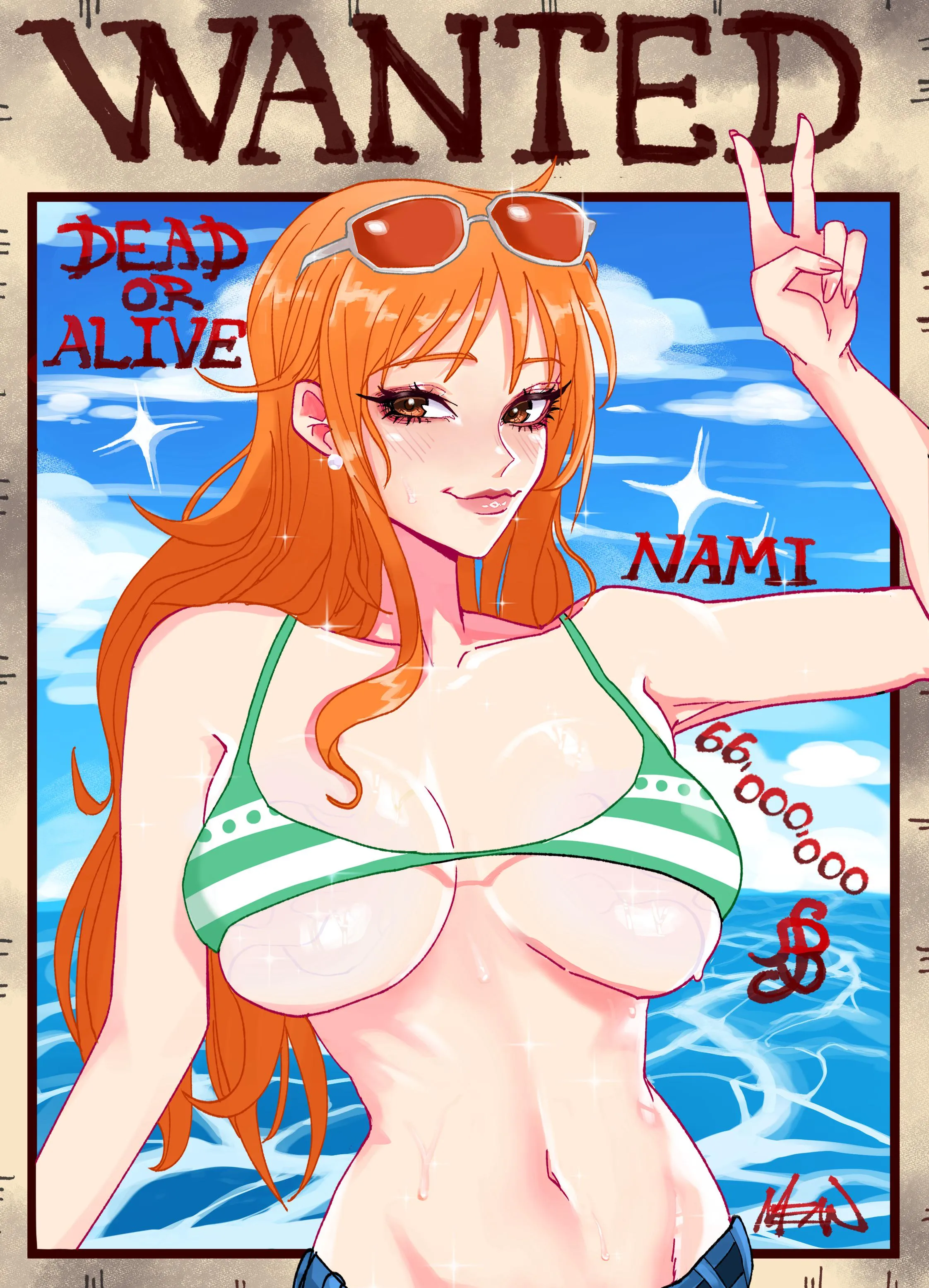 Nami [Art by SortaMean on X]