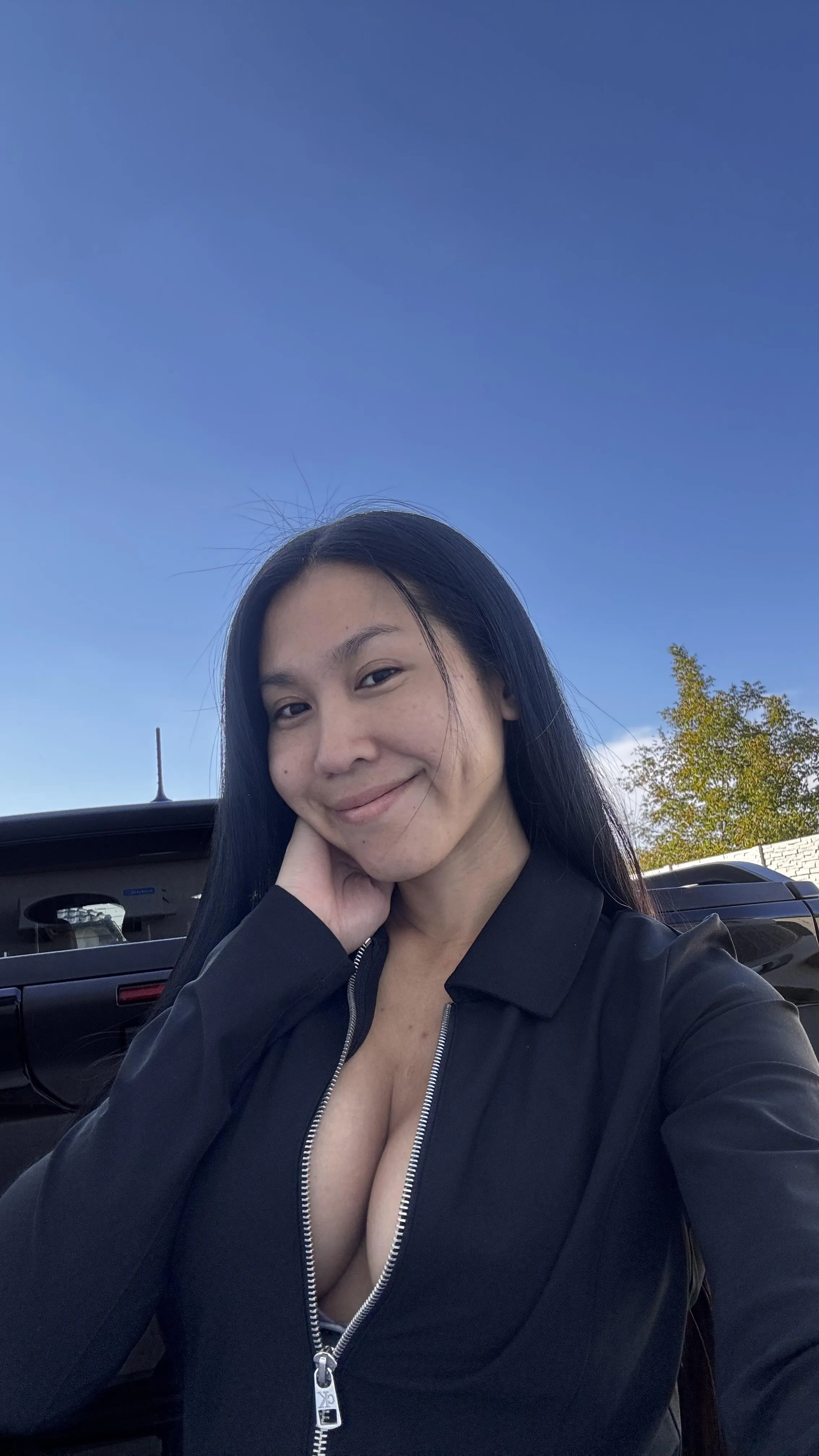 Would you like to unbutton my shirt a little or total?