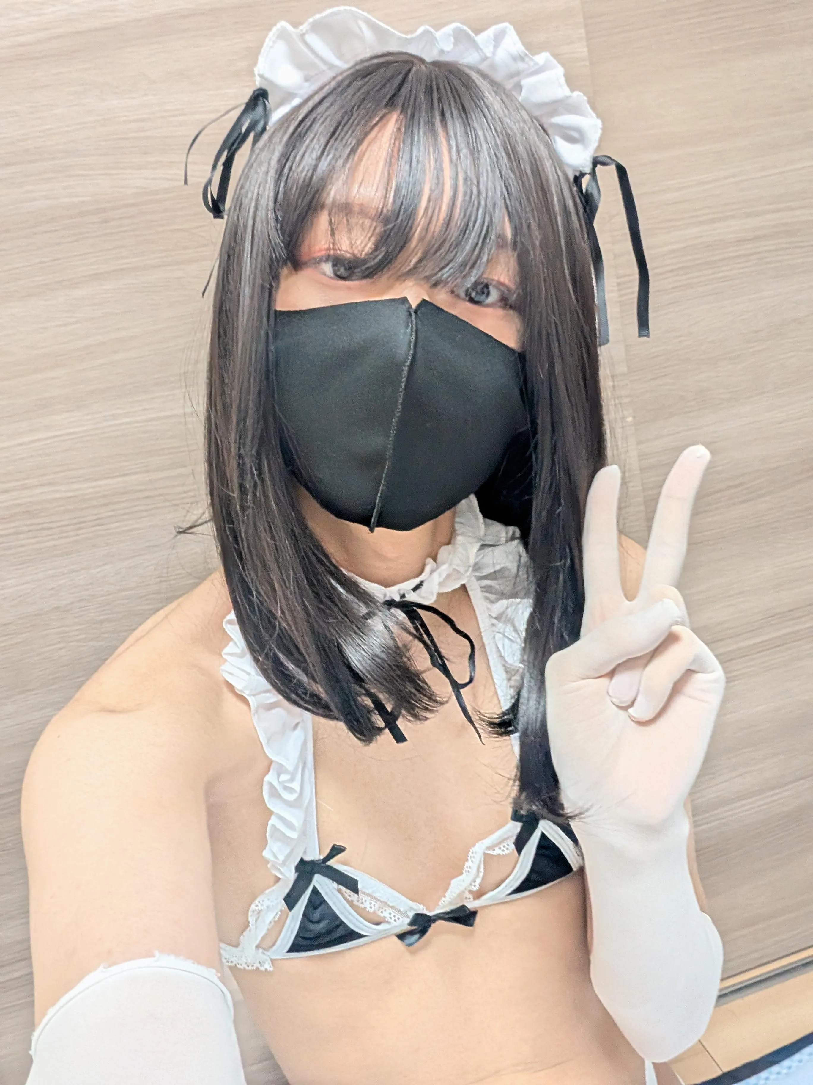 Your Japanese sissy maid reporting for duty, Sir~ 🫡💕
