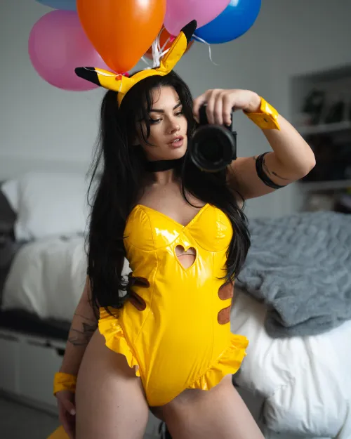 Pikachu from Pokemon by Mads