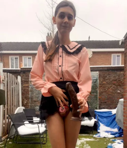 POV ur just a desperate sissy playing outside