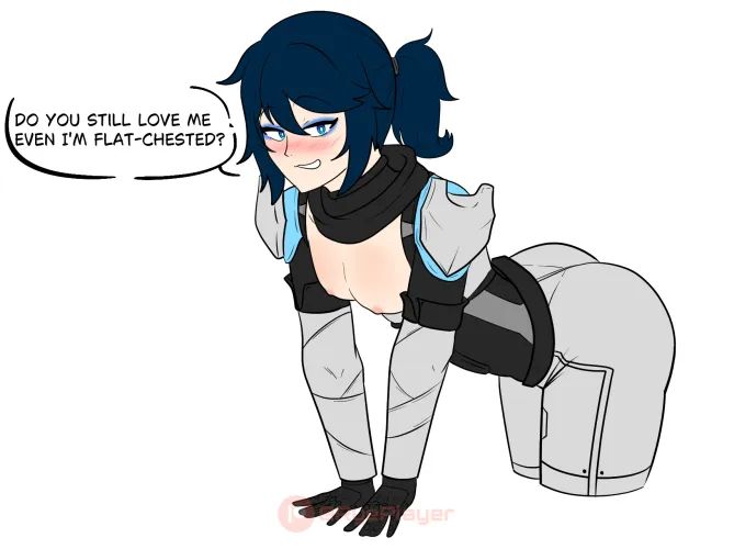 Small breasts can be sexy too - (RyePlayer) (OC) [Human]