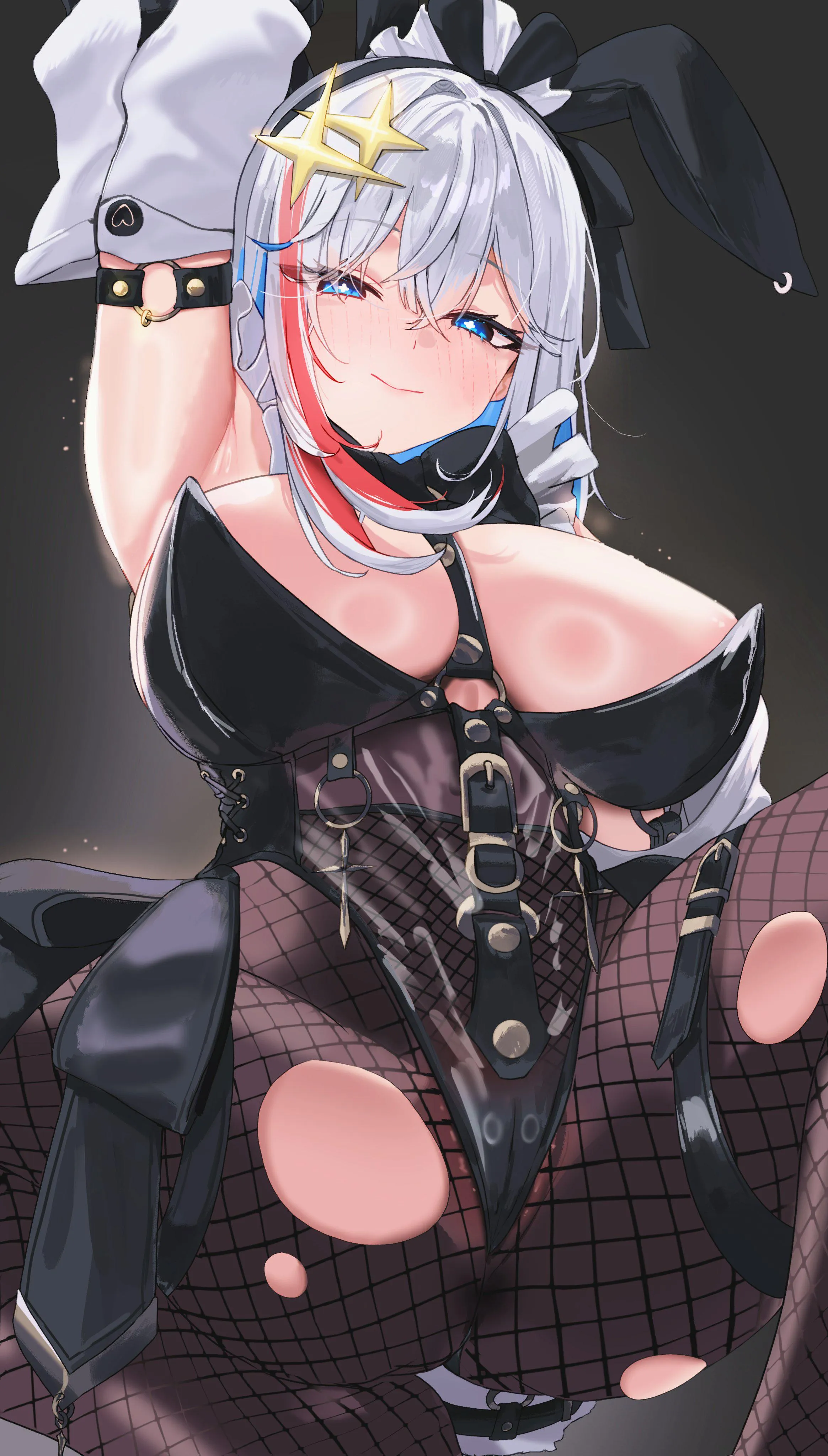 Black leotard and brown legwear (krabking42) [Original]