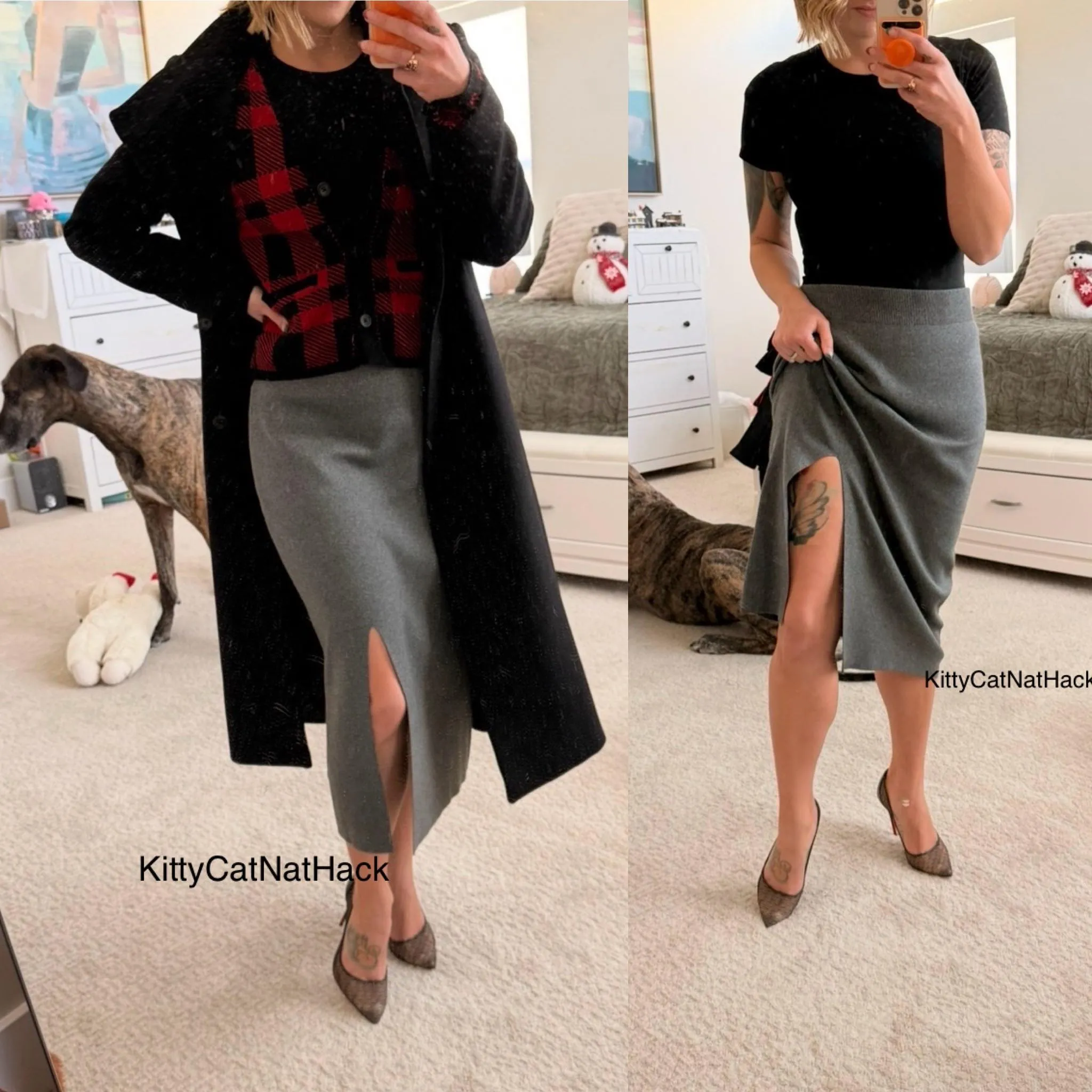 Church fit for the week. Love my new coat ☺️