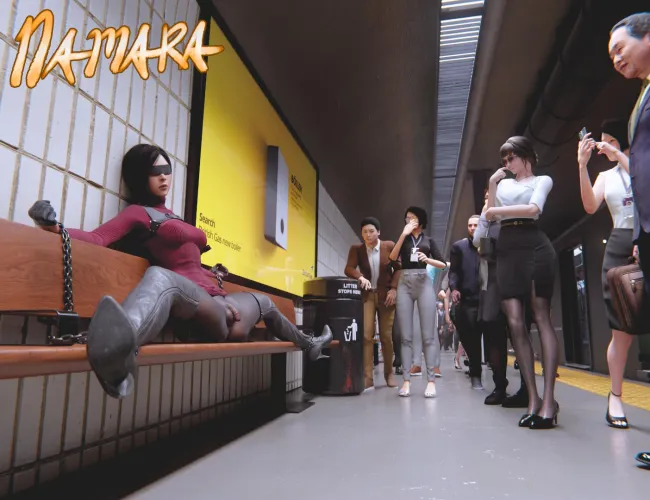 futa Ada predicament at a train station