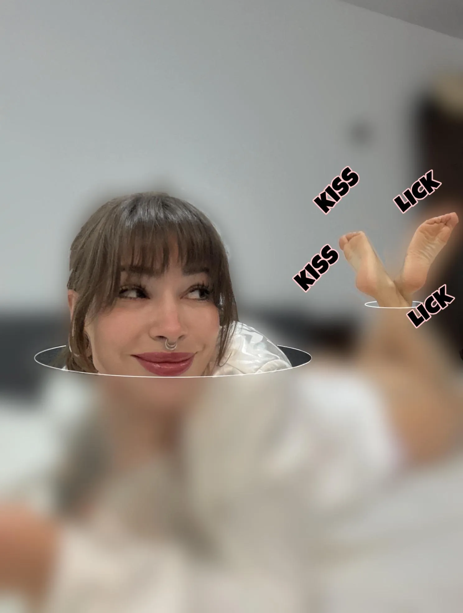 How fast you goon to this perfect feet?