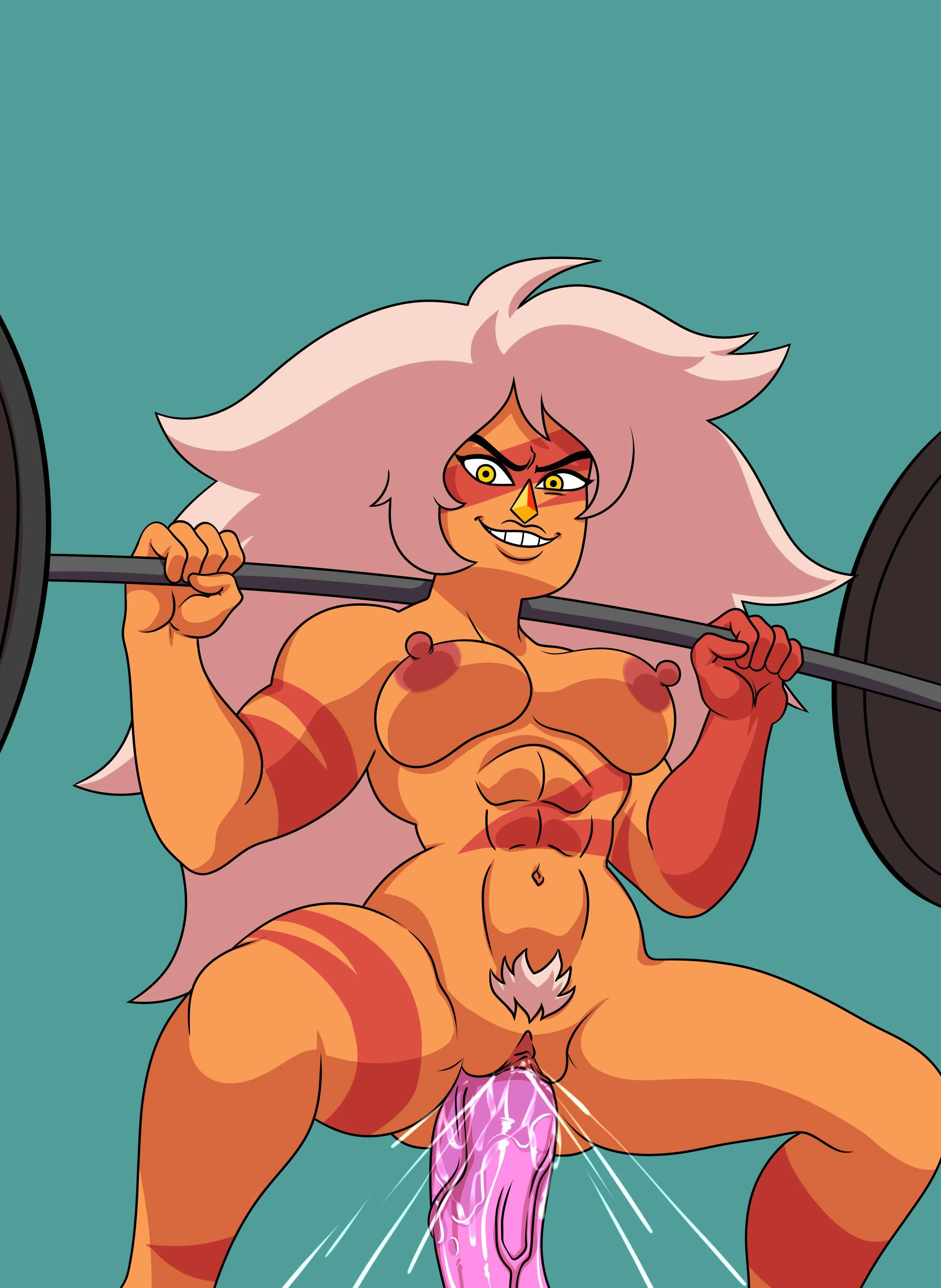 Jasper getting in a light workout (Dezetaka)