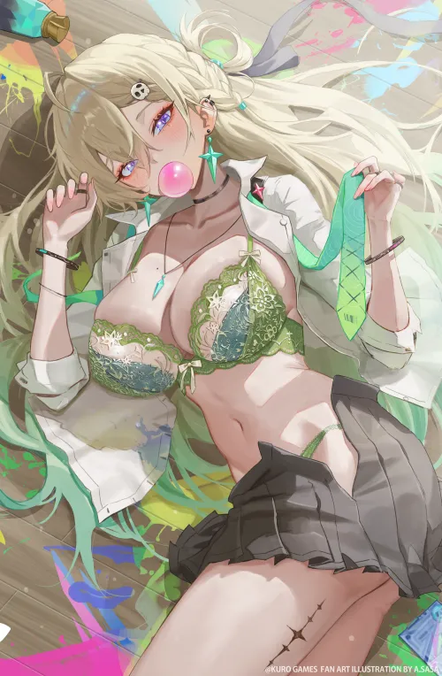 Lynae unbuttoned (a.sasa) [Wuthering Waves]