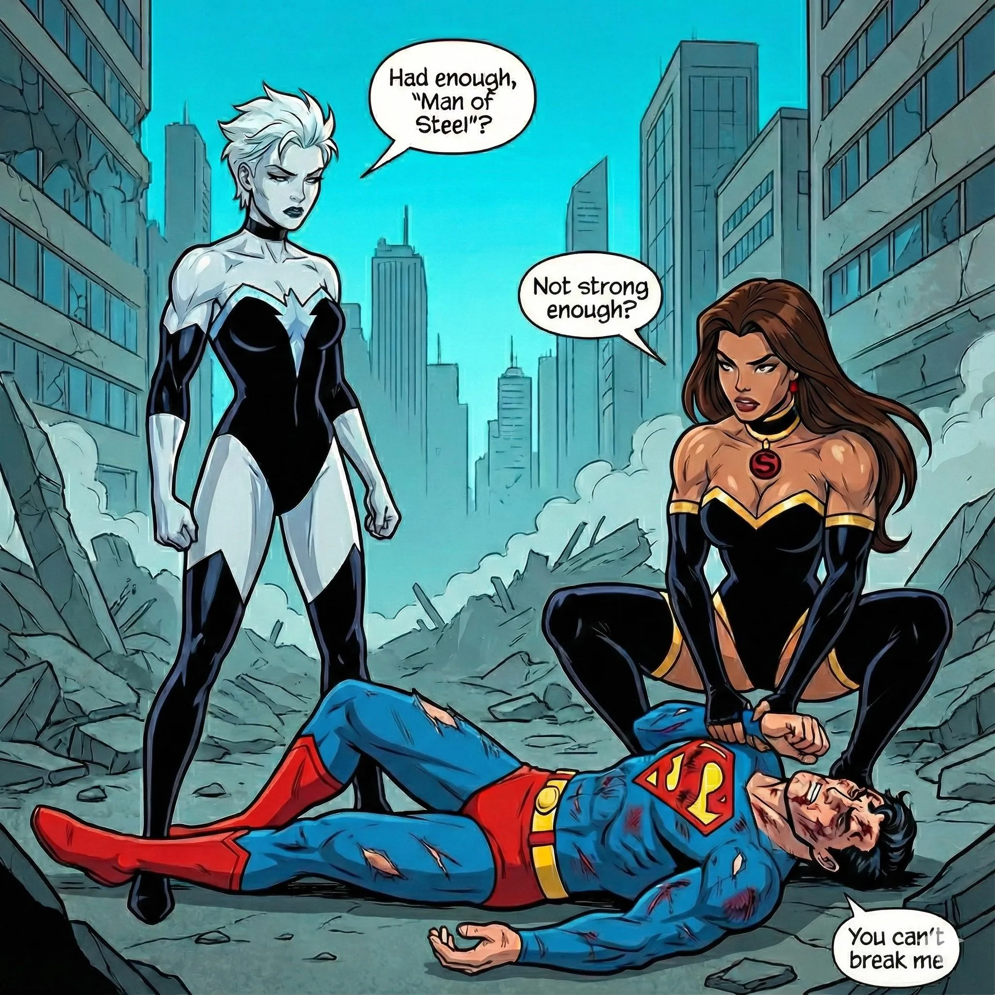 [M4F] Superman vs. Villainess