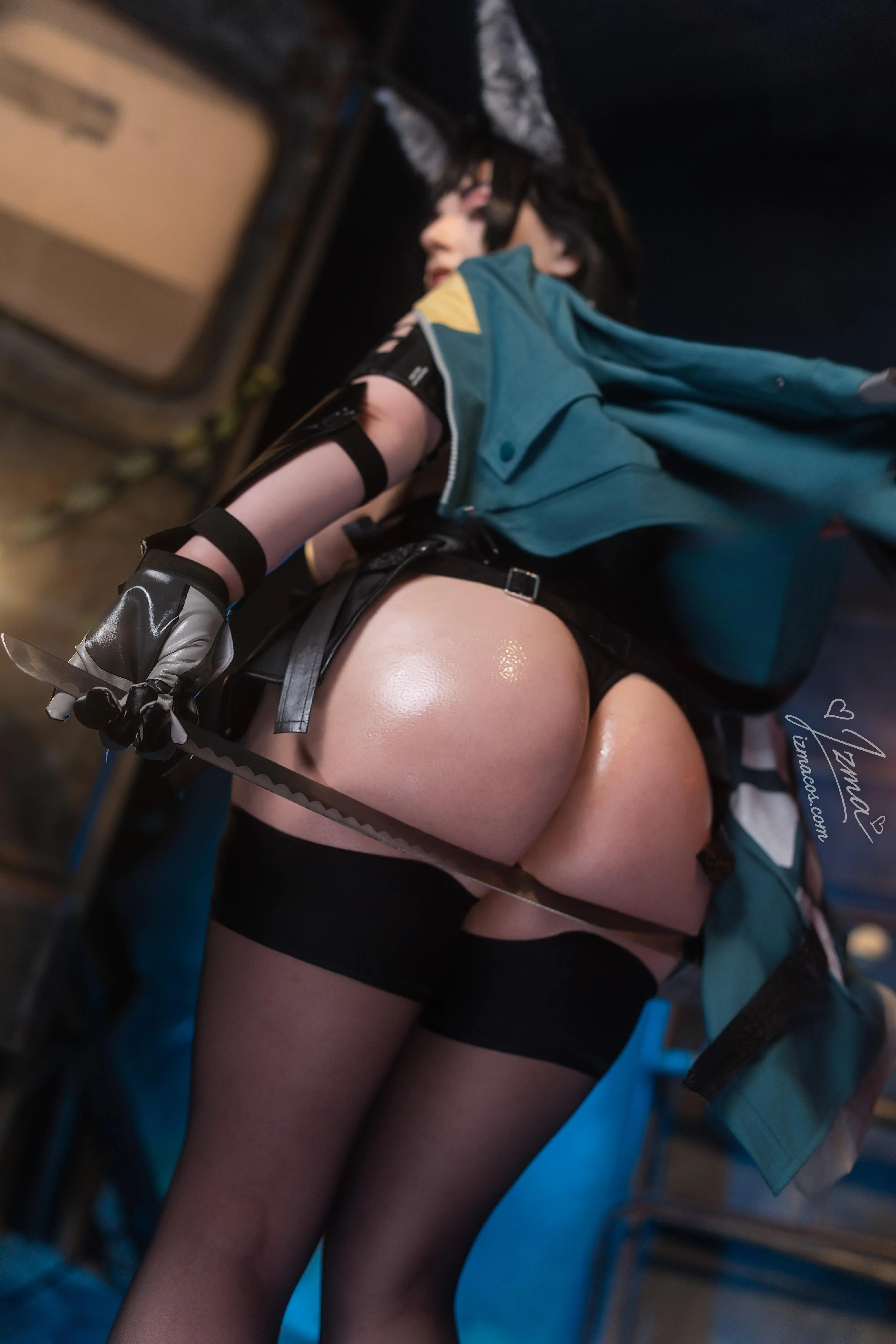 Miyabi booty from ZZZ by Izma