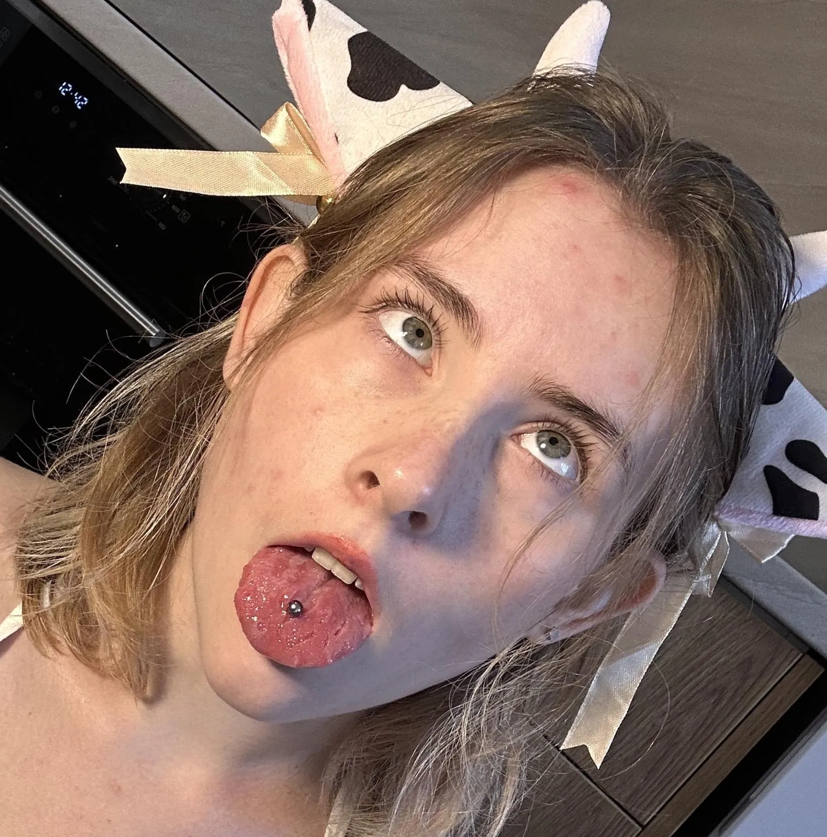 This cowgirl is looking for a milking partner in crime, want to join