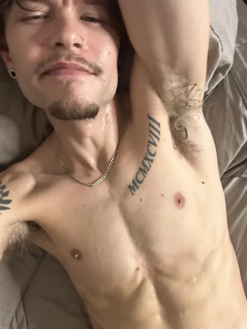 Would you rather lick my cum or my pits bro