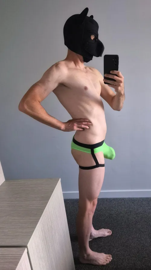 Can you tell I'm excited to see you for a play date? 🐶