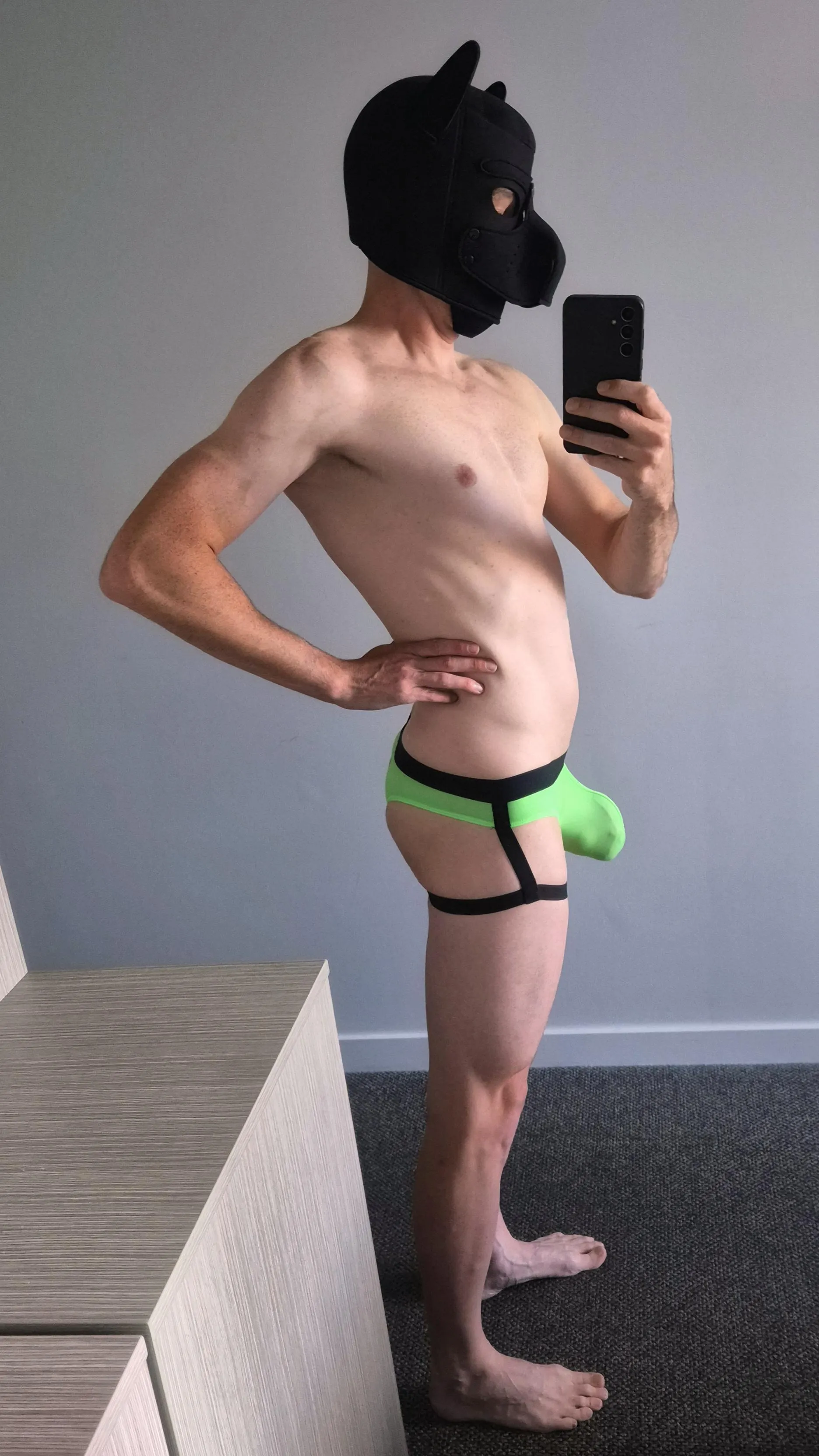 Can you tell I'm excited to see you for a play date? 🐶