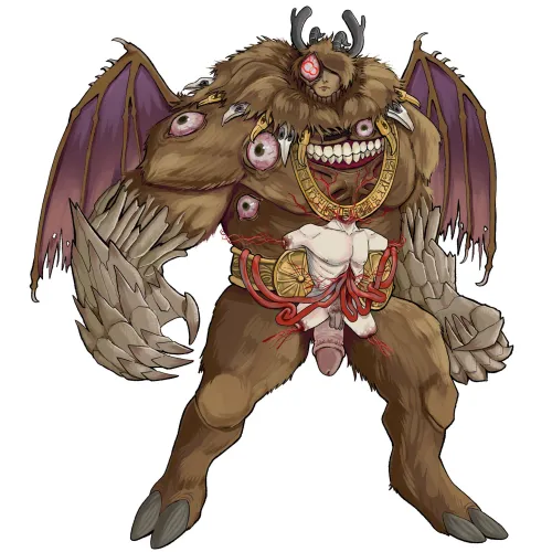 Gro-Goroth, God of Destruction from Fear & Hunger by ramen_broken