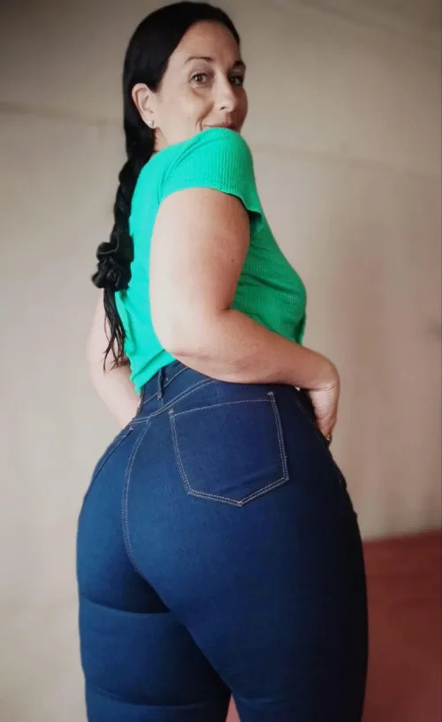 I don't think it will be easy for you to get these jeans off!! But you can try.