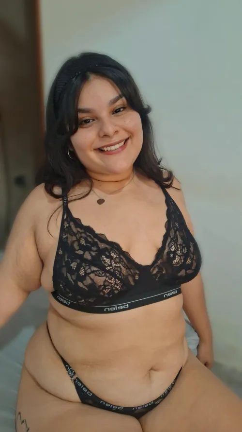 I hope you like black lingerie