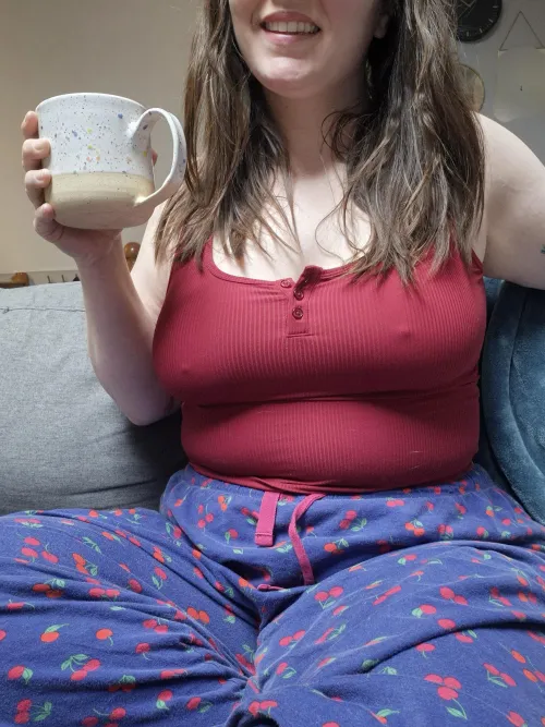 Sick day outfit of comfy pjs