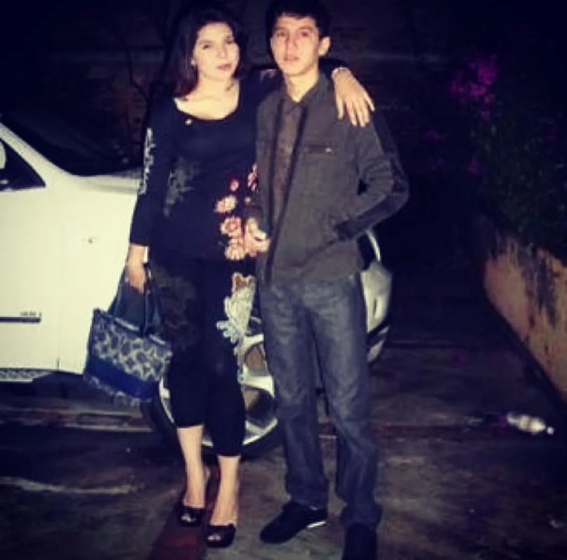 Adriana Meza Torres 🍕 with her brother Raul Meza Torres/El Mini 6✝️ (children of Aida Meza Torres and Raul Meza Ontiveros/El M6✝️)