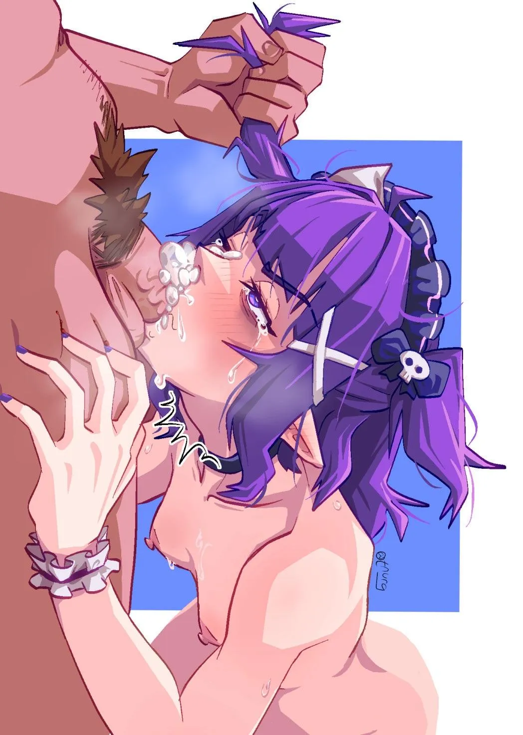 Another one on the verge of puking it out