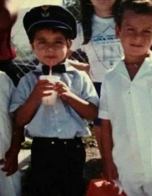 Little Ismael Zambada Imperial/Mayito Gordo with his maternal cousin Eliseo Imperial Castro/El Cheyo ✝️☣️