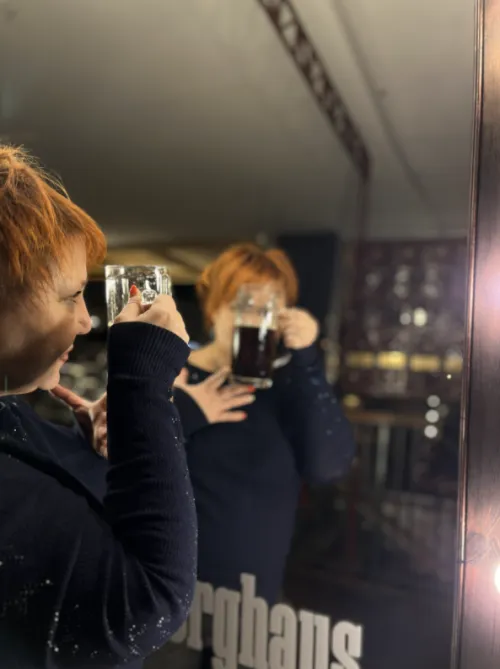 One more cup, and I'm no longer responsible for what I say in your ear