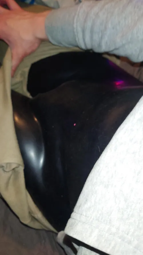 There might be some cum in it.